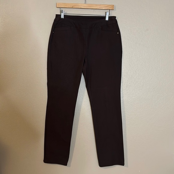 So Sliming by Chico’s Pull-on Pants Brown Size 0 (Small) - Picture 2 of 6